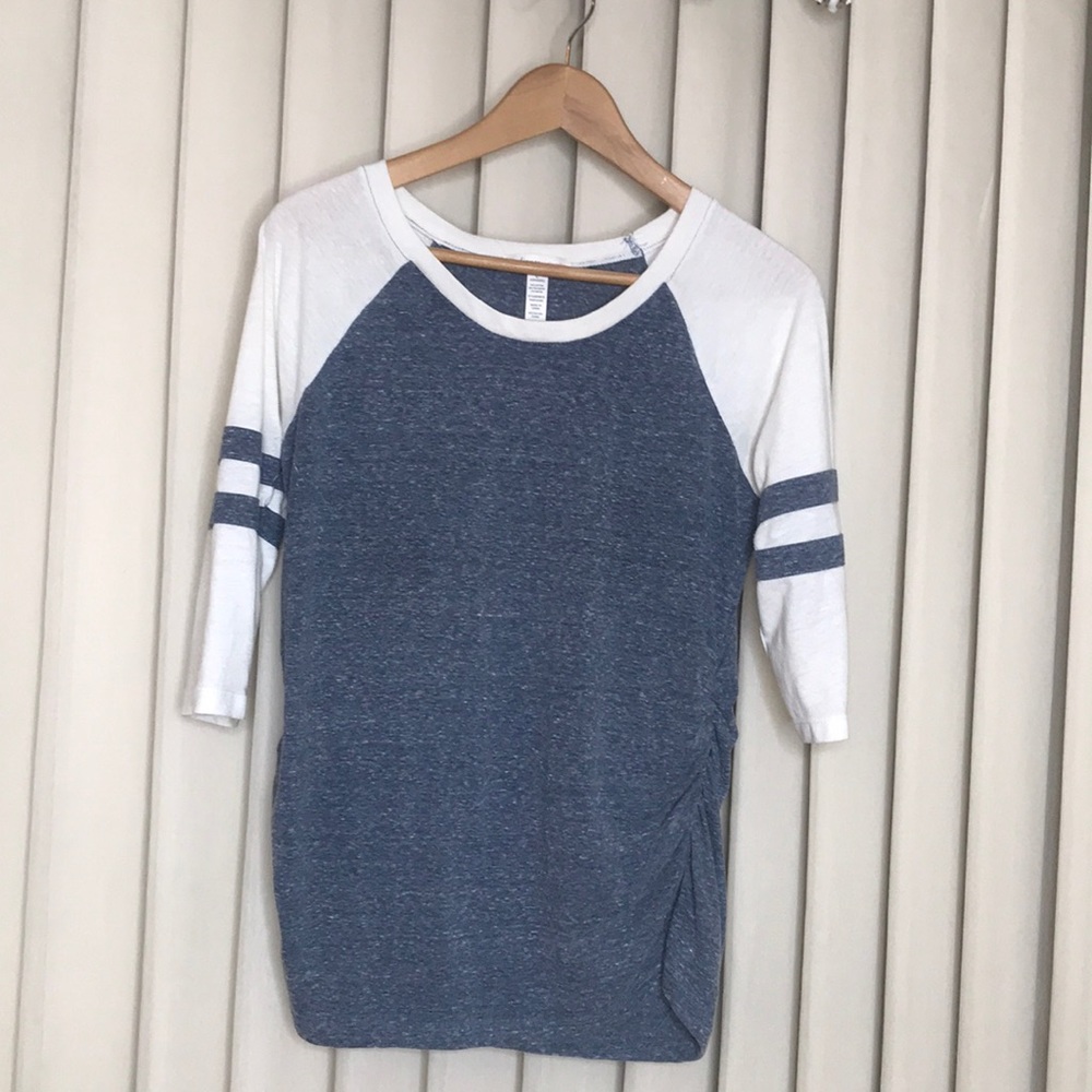 🤰🏼🤩 Maternity Top- Casual Baseball T Style Size Large 🤰🏼🤩